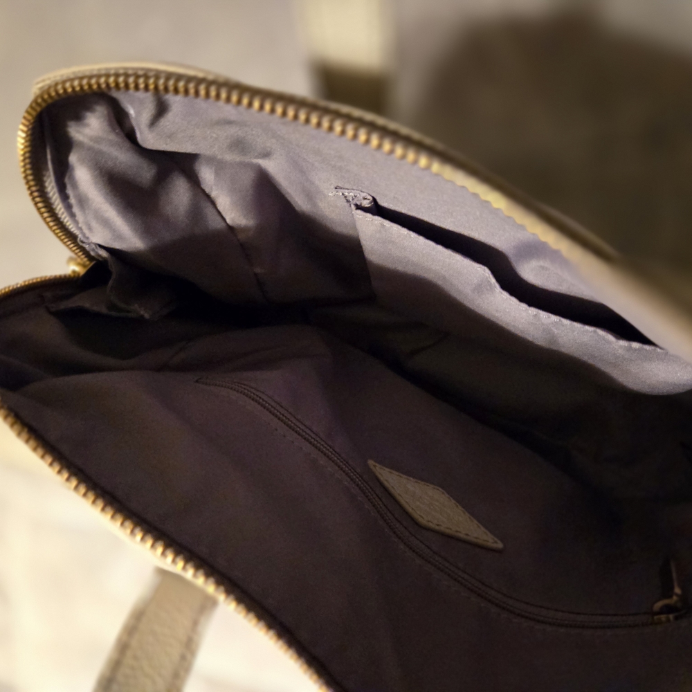 Fossil Tan Crossbody Bag